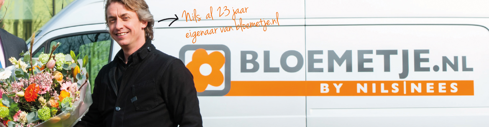 Bloemetje boeket bestellen nils van der Hurk